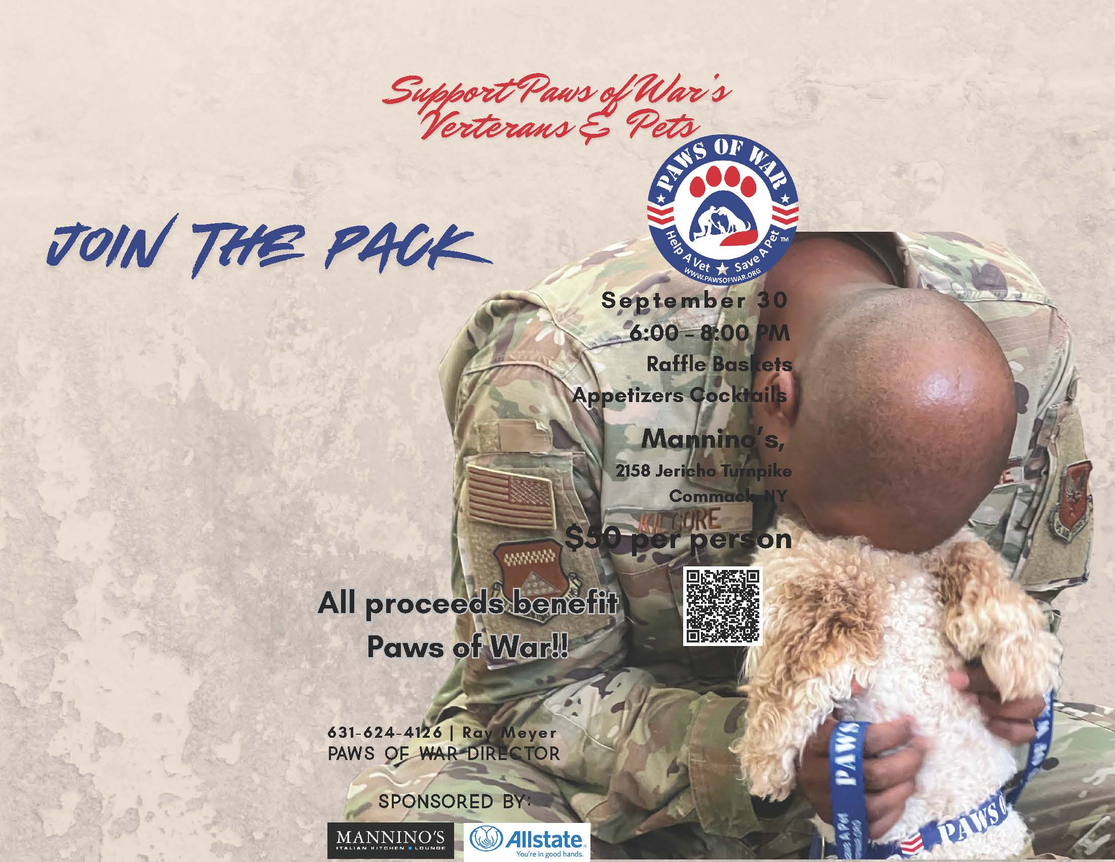 Briana Ray Agency supporting Paws
